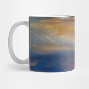 Firey heavenly abstract sky Mug